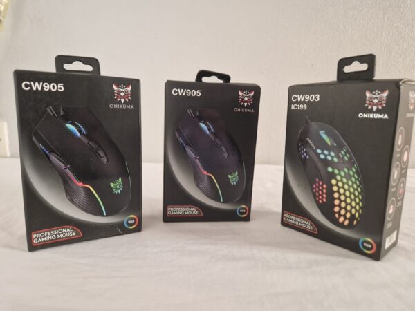 Onikuma CW905 Souris de jeu a fil gaming Pro