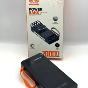 Power Bank YOO FACE 20000mAh – Charge Rapide et Multi-ports