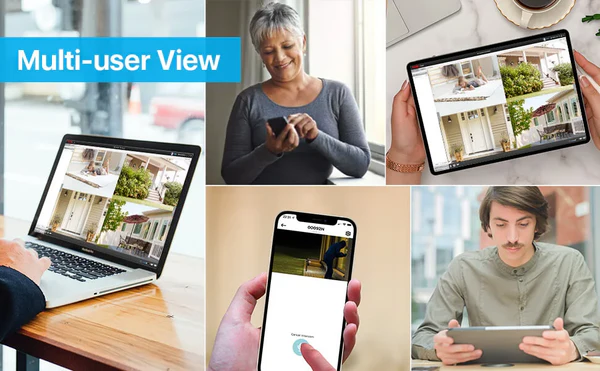 Surveillance de maison depuis un smartphone