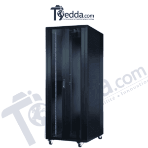 Armoire informatique 19’’ au sol – Porte avant vitrée à double ouverture (18U à 42U) Armoire informatique 19’’ au sol – Porte avant vitrée à double ouverture (18U à 42U)