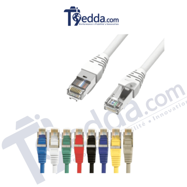 Cordon de brassage gris U-FTP CAT6 AWG26 LSZH