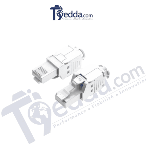 Fiche Modulaire RJ45 Cat6 UTP sans outil (Toolless) Fiche Modulaire RJ45 Cat6 UTP sans outil (Toolless)