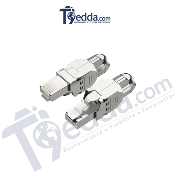 Fiche modulaire RJ45 CAT6A FTP (Ecrou) Fiche modulaire RJ45 CAT6A FTP (Ecrou)