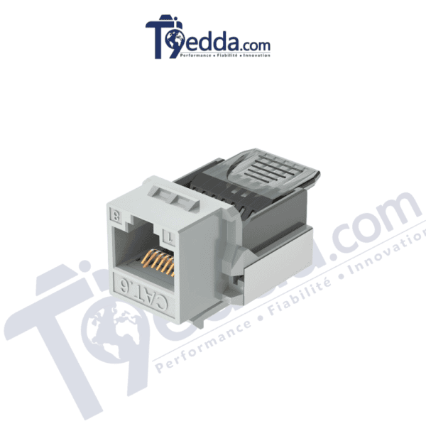 Keystone RJ45 Cat6 UTP Toolless – Angle 90°